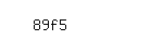 Captcha: 89f5